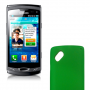 Funda Silicona Samsung S8530 Verde Semirrigida Lisa