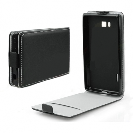 Funda Slim Flexi - Vertical Huawei Ascend P7 Mini Negra