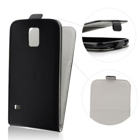 Funda Slim Flexi - Vertical Huawei Ascend P8 Negra