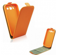 Funda Slim Flexi - Vertical Samsung Galaxy S5 G900F Naranja