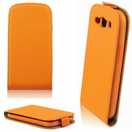 Funda Slim Flexi - Vertical Samsung Galaxy S5 G900F Naranja