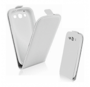 Funda Slim Flexi - Vertical Samsung Galaxy S5 G900F Blanca