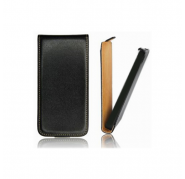Funda Slim Flexi - Vertical Samsung Galaxy S5 Mini G800F Negra
