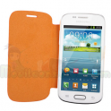 Funda Tipo Libro Flip Cover Samsung S3 Mini i8190 Naranja