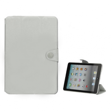 Funda Tipo Libro Grain Line con Soporte iPad Mini Blanca