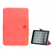 Funda Tipo Libro Grain Line con Soporte iPad Mini Roja