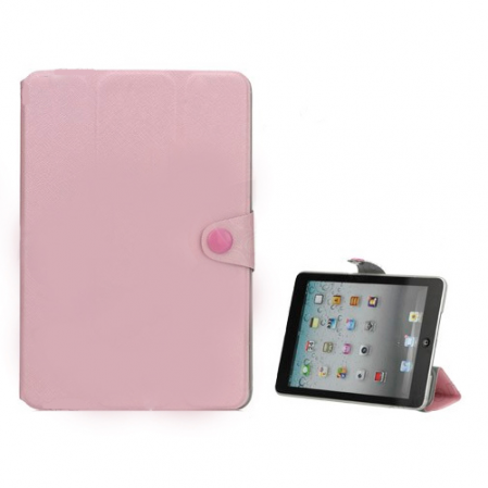 Funda Tipo Libro Grain Line con Soporte iPad Mini Rosa