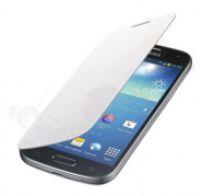 Funda Tipo Libro Flip Cover Samsung Galaxy S4 Mini i9190 Blanca