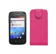 Funda Vertical Alcatel OT-983 Rosa