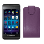 Funda Vertical Blackberry Z10 Morado
