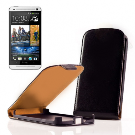 Funda Vertical Htc One (M7) Negra
