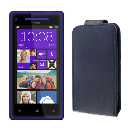 Funda Vertical Htc Windows Phone 8X Azul