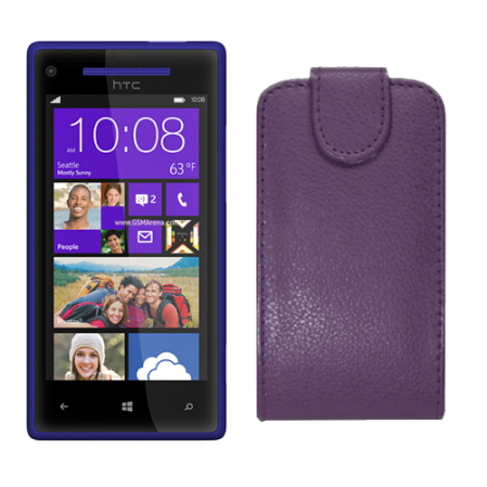 Funda Vertical Htc Windows Phone 8X Morada