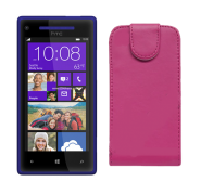 Funda Vertical Htc Windows Phone 8X Rosa Fucsia