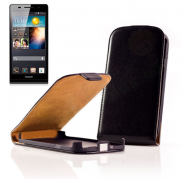 Funda Vertical Huawei Ascend P6 Negro