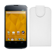 Funda Vertical LG Google Nexus 4 E960 Blanca Funda Vertical LG Google Nexus 4 E960 Blanca