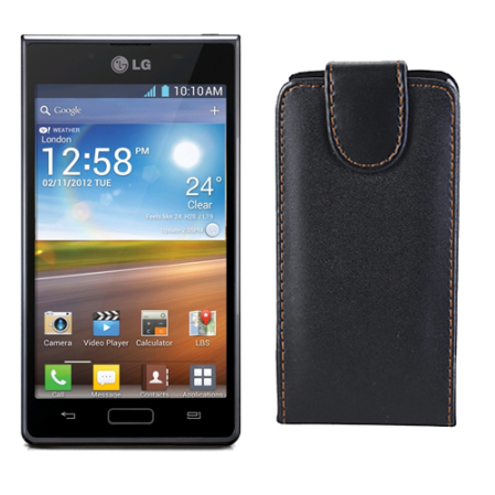 Funda Vertical LG Optimus L7 P700 Negra