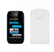 Funda Vertical Nokia Lumia 710 Blanca