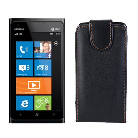 Funda Vertical Nokia Lumia 900 Negro