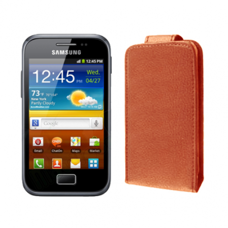 Funda Vertical Samsung Galaxy Ace Plus S7500 Naranja