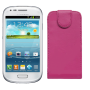 Funda Vertical Samsung Galaxy S3 Mini i8190 Rosa