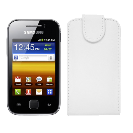 Funda Vertical Samsung Galaxy Y S5360 Blanca