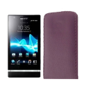Funda Vertical Sony Xperia P LT22i Berenjena