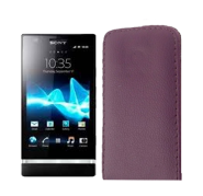 Funda Vertical Sony Xperia P LT22i Berenjena Funda Vertical Sony Xperia P LT22i Berenjena