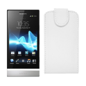Funda Vertical Sony Xperia P LT22i Blanco