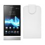 Funda Vertical Sony Xperia P LT22i Blanco