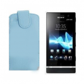 Funda Vertical Sony Xperia P LT22i Celeste