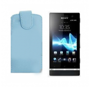 Funda Vertical Sony Xperia P LT22i Celeste Funda Vertical Sony Xperia P LT22i Celeste