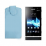 Funda Vertical Sony Xperia P LT22i Celeste