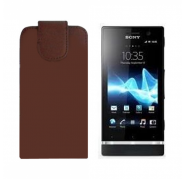 Funda Vertical Sony Xperia P LT22i Marron Funda Vertical Sony Xperia P LT22i Marron