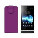 Funda Vertical Sony Xperia P LT22i Morado