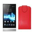 Funda Vertical Sony Xperia P LT22i Rojo