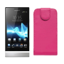 Funda Vertical Sony Xperia P LT22i Rosa Fucsia