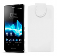 Funda Vertical Sony Xperia T LT30P Blanco Funda Vertical Sony Xperia T LT30P Blanco