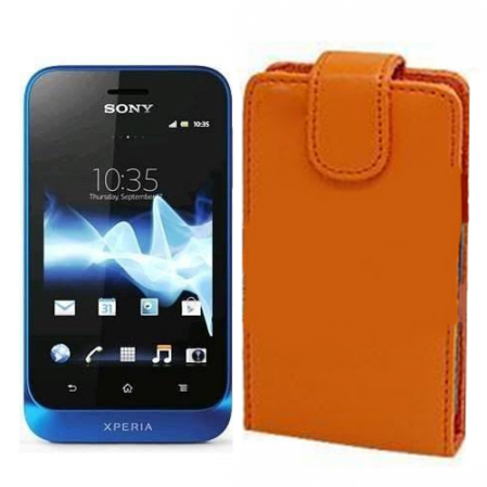 Funda Vertical Sony Xperia Tipo ST21i Naranja