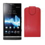Funda Vertical Sonyericsson Xperia S (LT26i) Roja