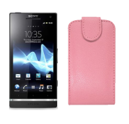Funda Vertical Sonyericsson Xperia S (LT26i) Rosa Claro