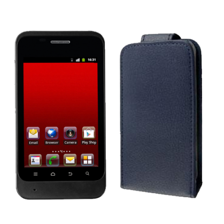 Funda Vertical Zte Kis V788 Azul