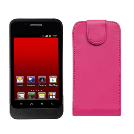 Funda Vertical Zte Kis V788 Rosa Fucsia