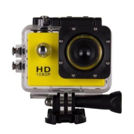 Hd Camara Sports Hd-dv 1080p Full Hd Waterproof Amarilla