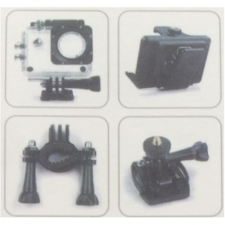Hd Camara Sports Hd-dv 1080p Full Hd Waterproof Gris