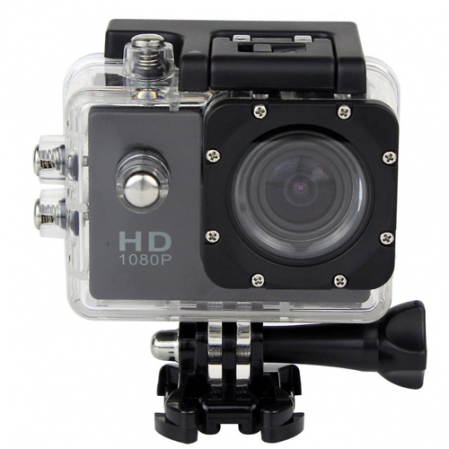 Hd Camara Sports Hd-dv 1080p Full Hd Waterproof Negra