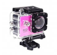 Hd Camara Sports Hd-dv 1080p Full Hd Waterproof Rosa