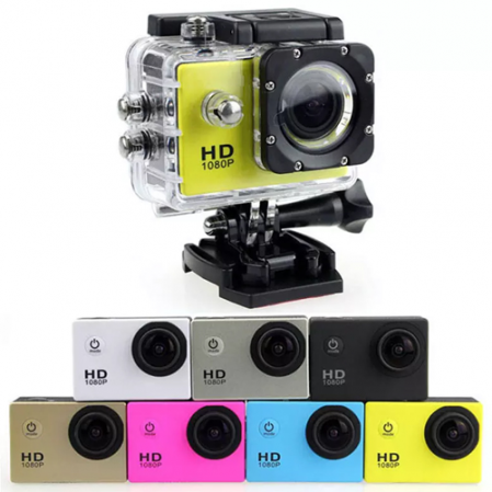 Hd Camara Sports Hd-dv 1080p Full Hd Waterproof Negra