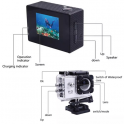 Hd Camara Sports Hd-dv 1080p Full Hd Waterproof Negra