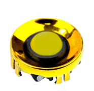 Joystick + Embellecedor Blackberry 8100... Amarillo / Oro